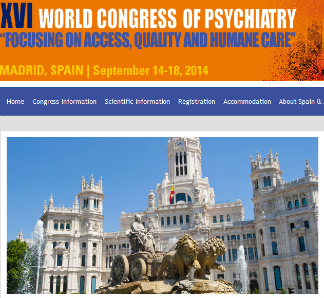 Международный конгресс по психиатрии World Congress of Psychiatry 2014